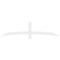Ekena Millwork Bellingham Architectural Grade PVC Gable Bracket, 84"W x 21"H x 2"D x 4"F, 6/12 Pitch GBP084X21X0204BEL00 - alternate 2